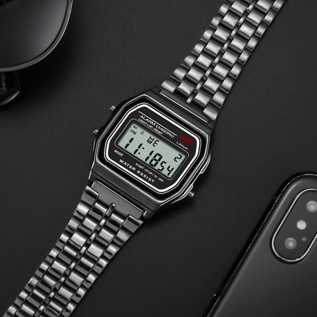 2025 Digital Watches For Men Sports Waterproof Bracelet Clock Gold Electronice LED Wristwatch Women Casucal montre homme relogio - The Shack