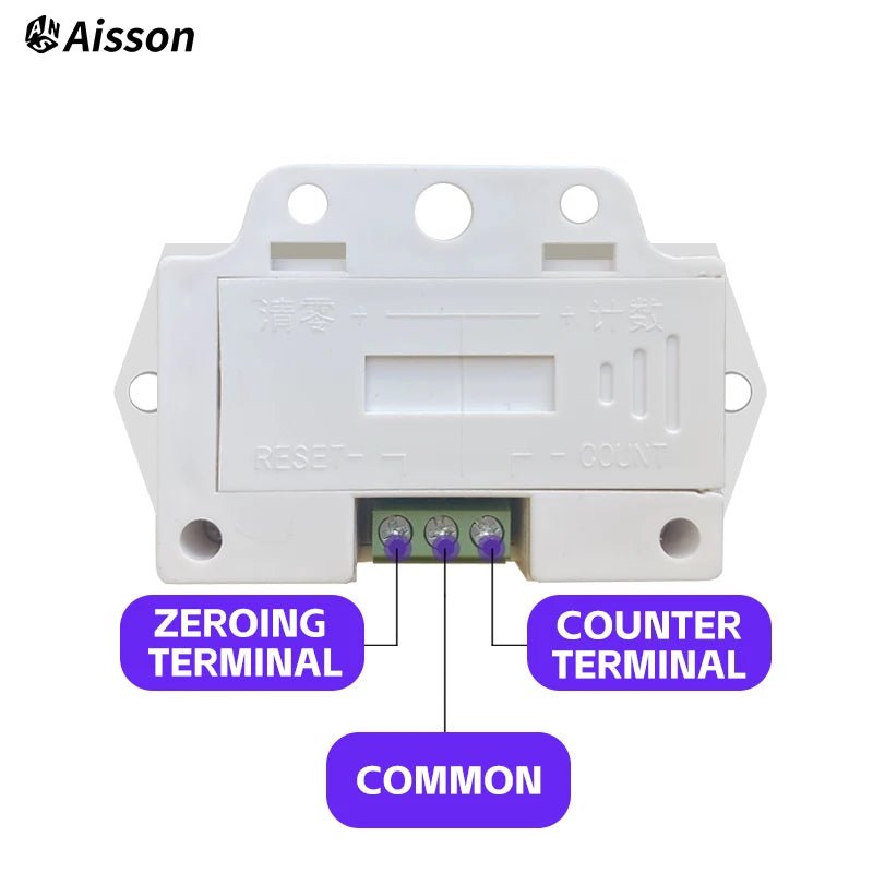 8 - Digit Electronic Digital Counter, High - Frequency Punch Counter, No Voltage Counting, No Battery Included, No Sensor Included - The Shack