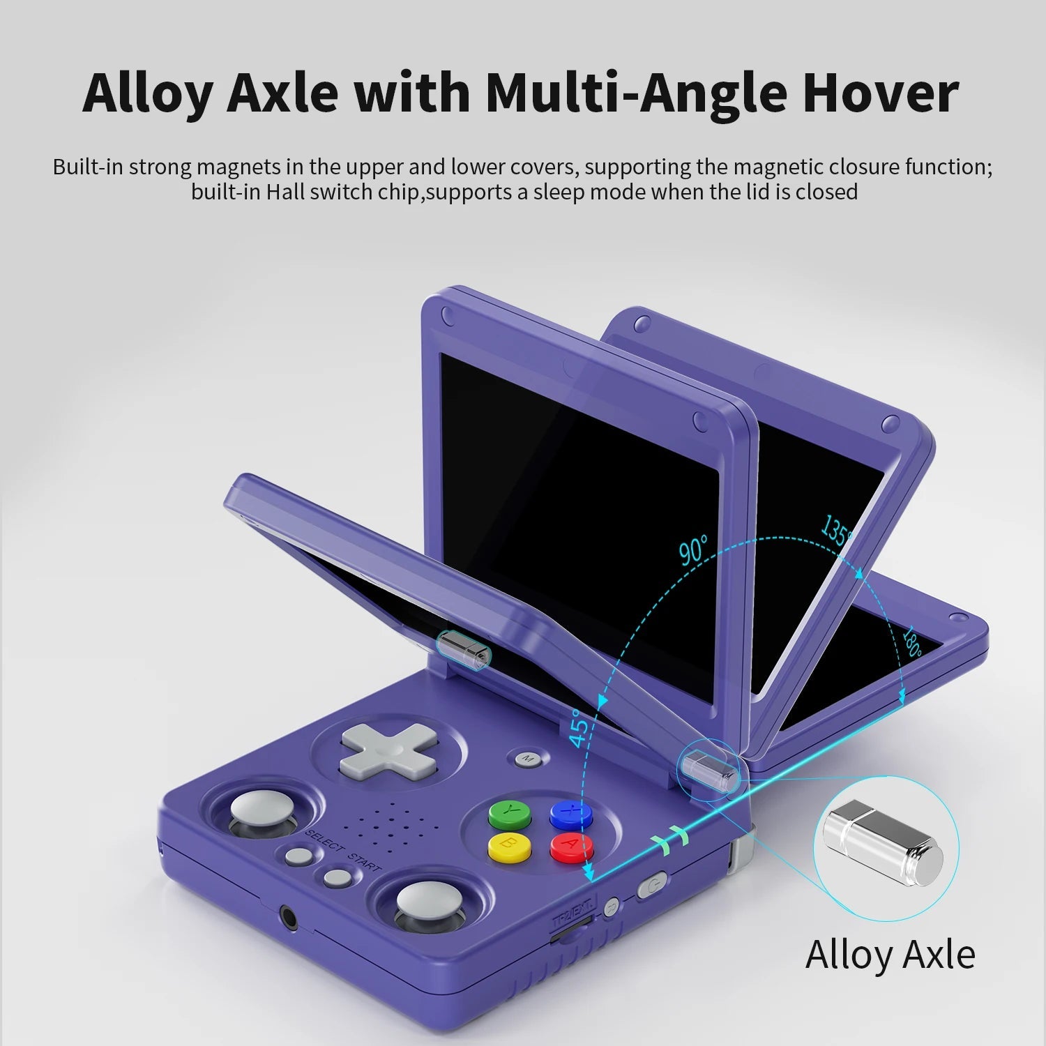 Anbernic RG34XXSP Flip Handheld Game Console RG34XXSP 3.4 - inch IPS Screen Linux 64 - bit Retro Video Gaming Player 256G PSP Games - The Shack