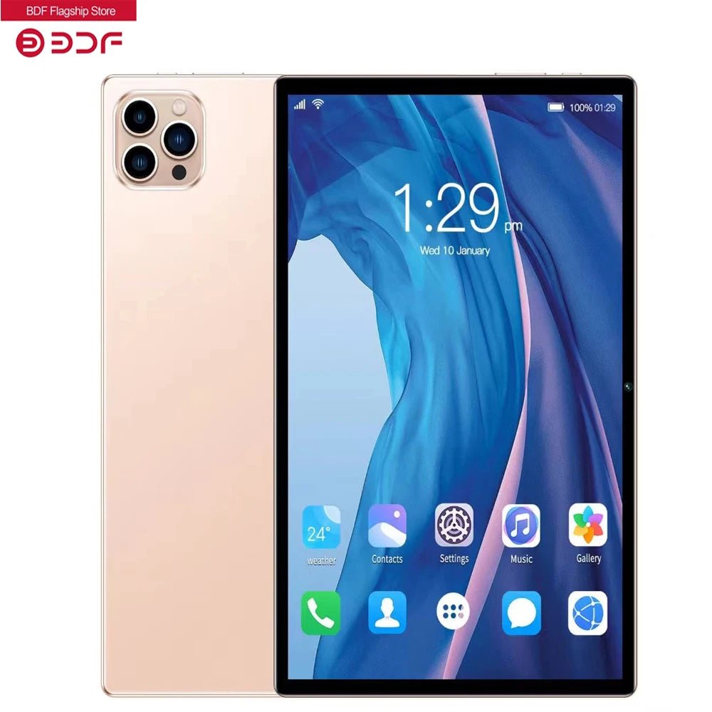 Android 10.1 Inch Tablet Pc Google Play Octa Core Dual Cameras Dual SIM 3G Phone Call Tablets Bluetooth Wifi 4GB+ 64GB ROM - The Shack