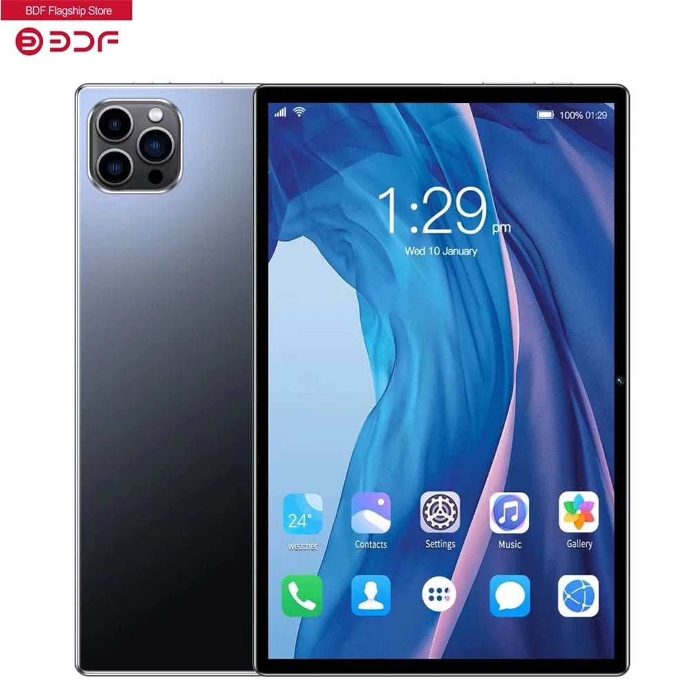 Android 10.1 Inch Tablet Pc Google Play Octa Core Dual Cameras Dual SIM 3G Phone Call Tablets Bluetooth Wifi 4GB+ 64GB ROM - The Shack