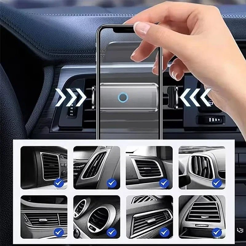 Car Magnetic Mobile Phone Holder Is Convenient For Mobile Navigation Function, Suitable For IPhone12 13 14 15 16 17 Xiaomi Redmi - The Shack