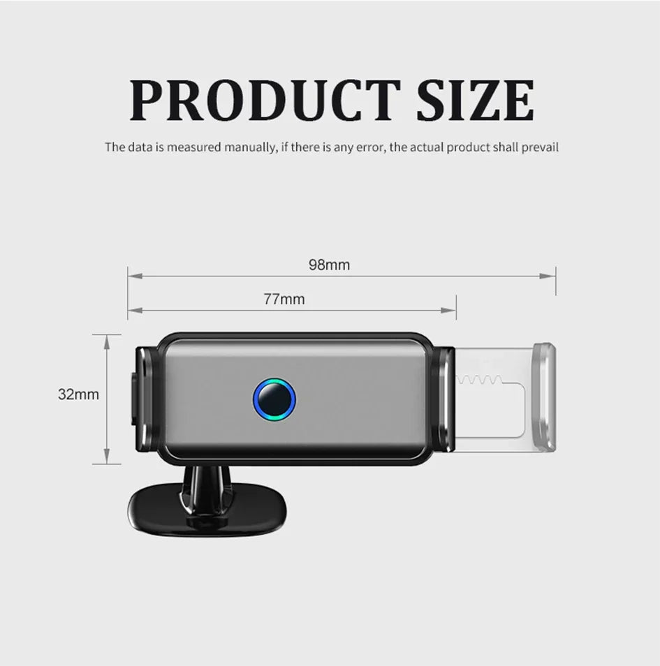 Car Magnetic Mobile Phone Holder Is Convenient For Mobile Navigation Function, Suitable For IPhone12 13 14 15 16 17 Xiaomi Redmi - The Shack