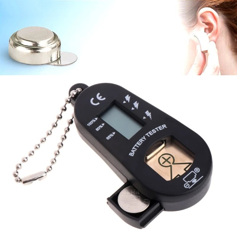 Electric Hearing Aid Battery Portable Measuring Apparatus Device Digital Measuring Equipment LCD Screen Lightweight DropShipping - The Shack