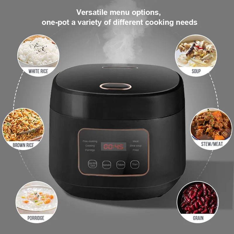 Electric Rice Cooker Household Smart Multifunction Rice Cooking Machine Non - stick Liner For Food Warmer 3L Automatic Rice Cooke - The Shack