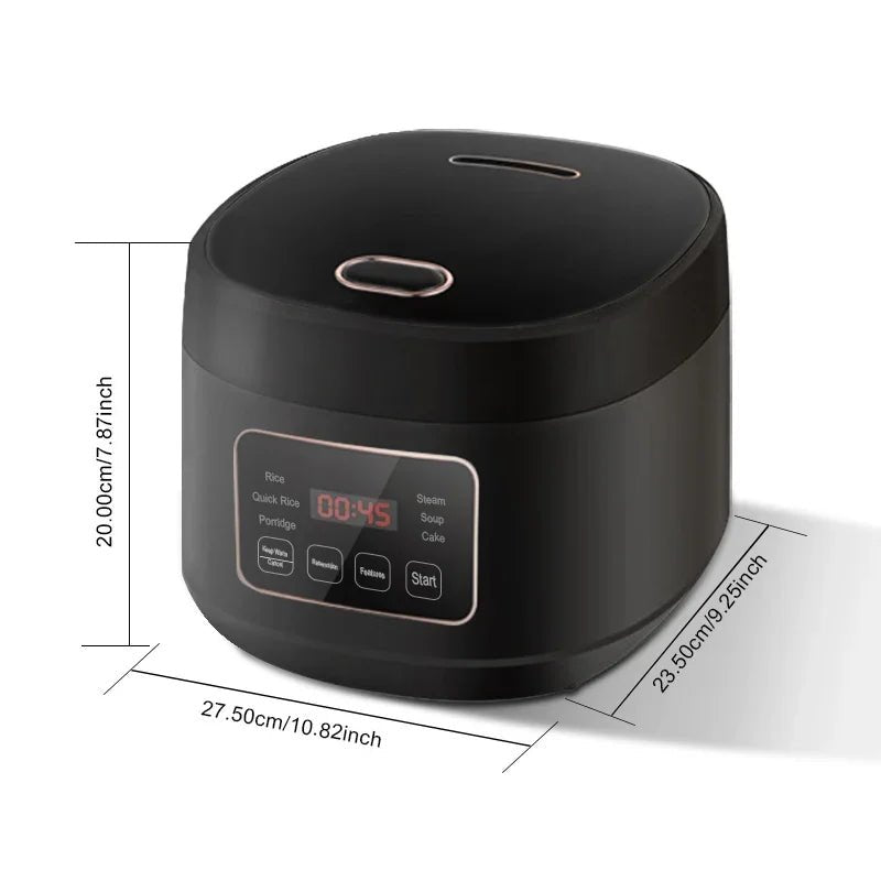 Electric Rice Cooker Household Smart Multifunction Rice Cooking Machine Non - stick Liner For Food Warmer 3L Automatic Rice Cooke - The Shack