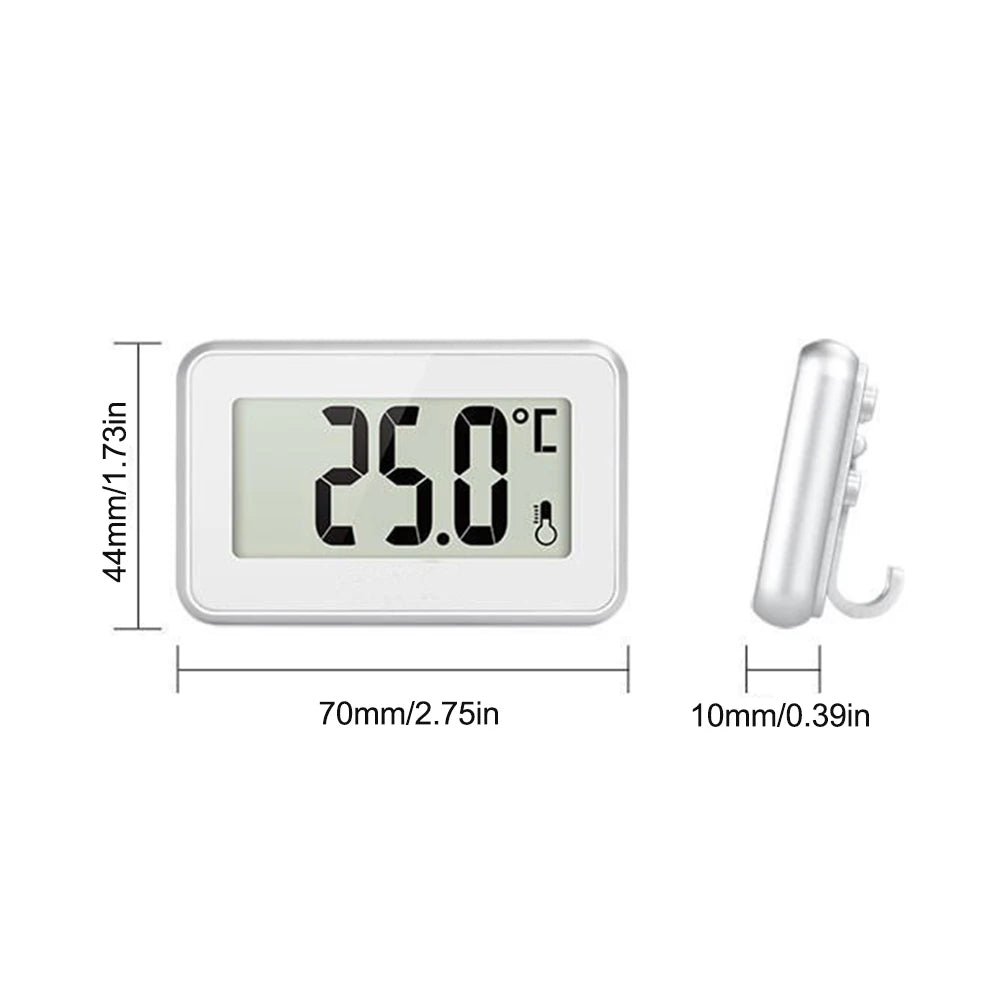 Electronic Refrigerator Thermometer Digital Freezer Room Thermometer Waterproof Fridge Temperature Monitor with Alarm Function - The Shack
