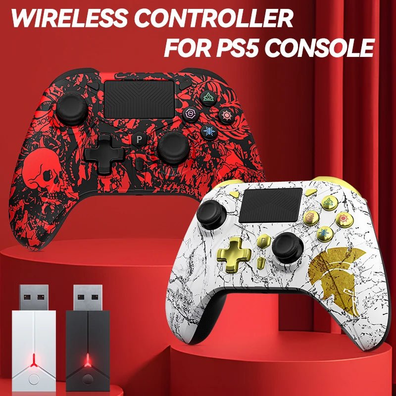 Gamepad For PS5 Console - P5 Wireless Controller, Dual Vibration Hall Effect, With Turbo Touchpad, Gaming Remote Accessories - The Shack