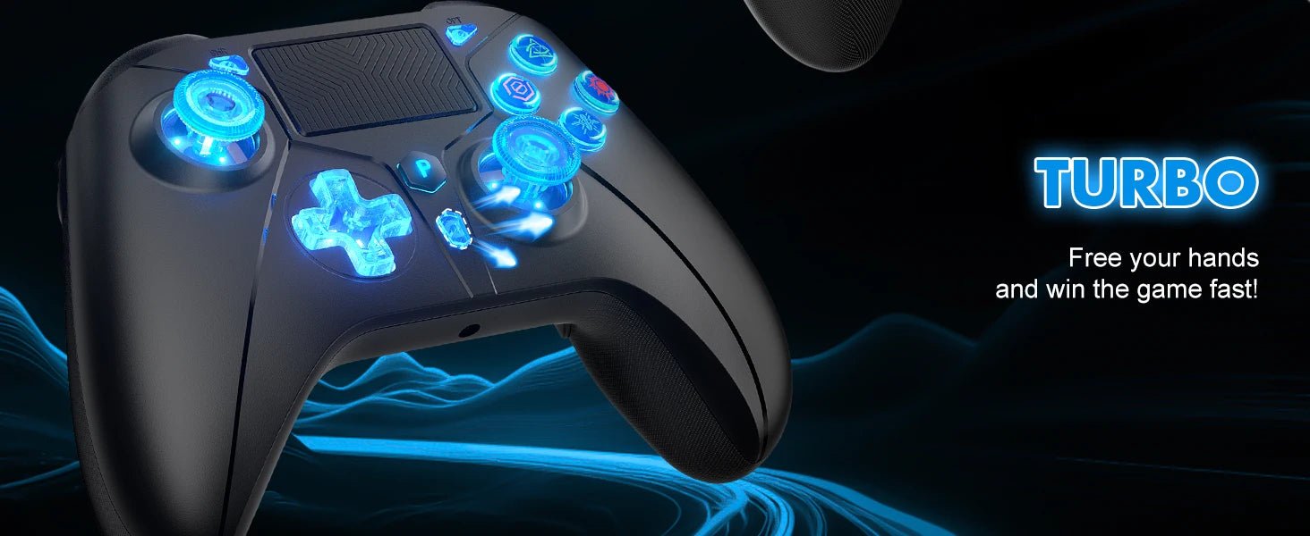 Gamepad For PS5 Console - P5 Wireless Controller, Dual Vibration Hall Effect, With Turbo Touchpad, Gaming Remote Accessories - The Shack