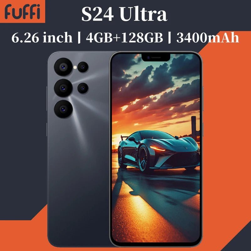 Global Version S24 Ultra Smartphone 3400mAh 4GB RAM 128G ROM 6.26 inch Phone Android 2280x1080HD 8+16MP 5G Network Mobile phones - The Shack
