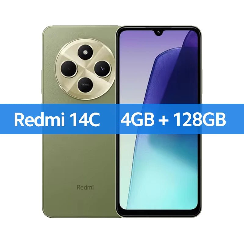 Global Version Xiaomi Redmi 14C Smartphone MediaTek Helio G81 - Ultra 50MP AI Dual camera 6.88" 120Hz Display HyperOS 5160mAh - The Shack