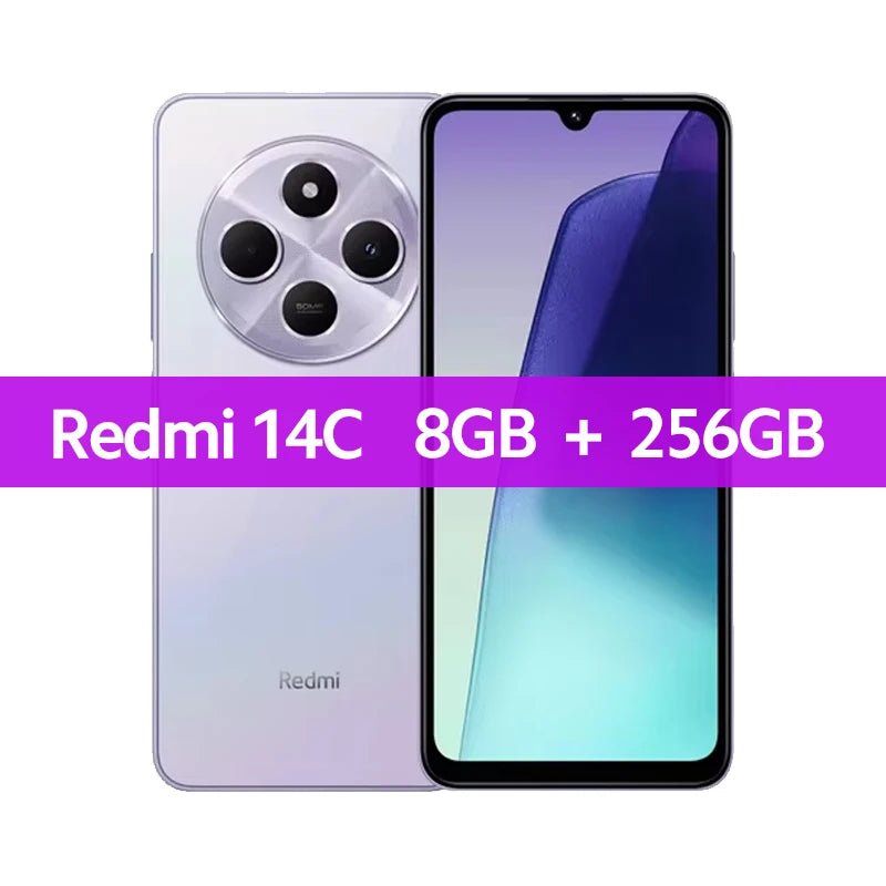 Global Version Xiaomi Redmi 14C Smartphone MediaTek Helio G81 - Ultra 50MP AI Dual camera 6.88" 120Hz Display HyperOS 5160mAh - The Shack