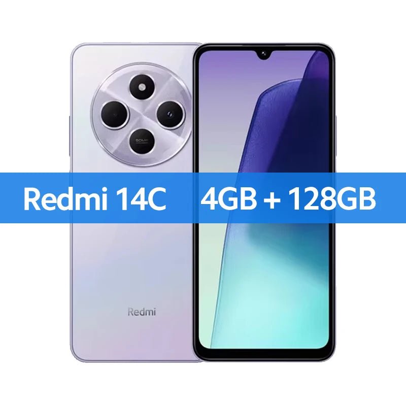 Global Version Xiaomi Redmi 14C Smartphone MediaTek Helio G81 - Ultra 50MP AI Dual camera 6.88" 120Hz Display HyperOS 5160mAh - The Shack