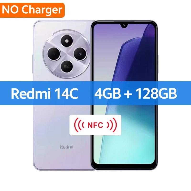 Global Version Xiaomi Redmi 14C Smartphone MediaTek Helio G81 - Ultra 50MP AI Dual camera 6.88" 120Hz Display HyperOS 5160mAh - The Shack