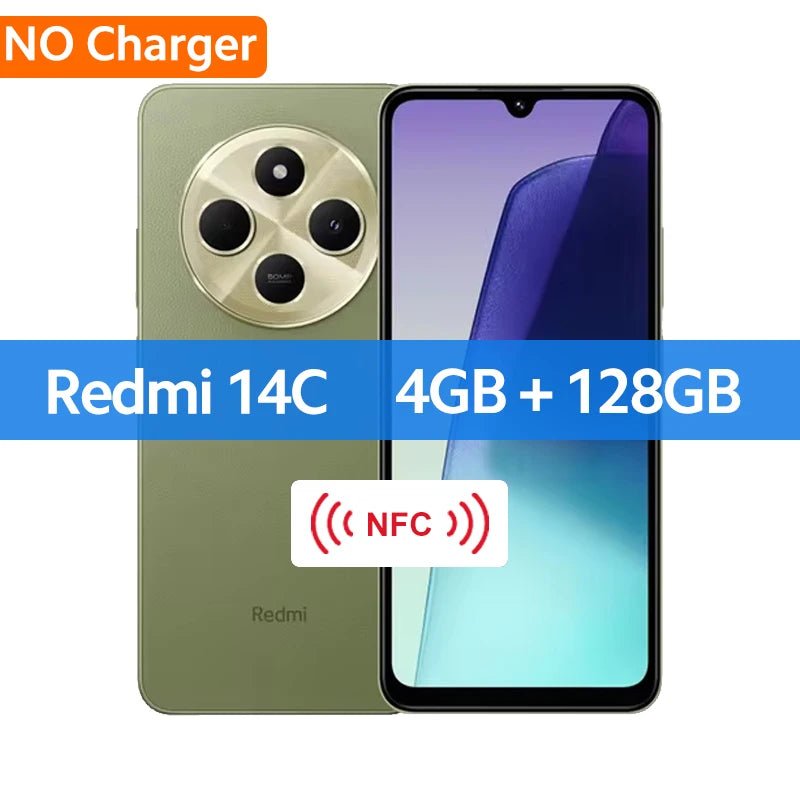 Global Version Xiaomi Redmi 14C Smartphone MediaTek Helio G81 - Ultra 50MP AI Dual camera 6.88" 120Hz Display HyperOS 5160mAh - The Shack