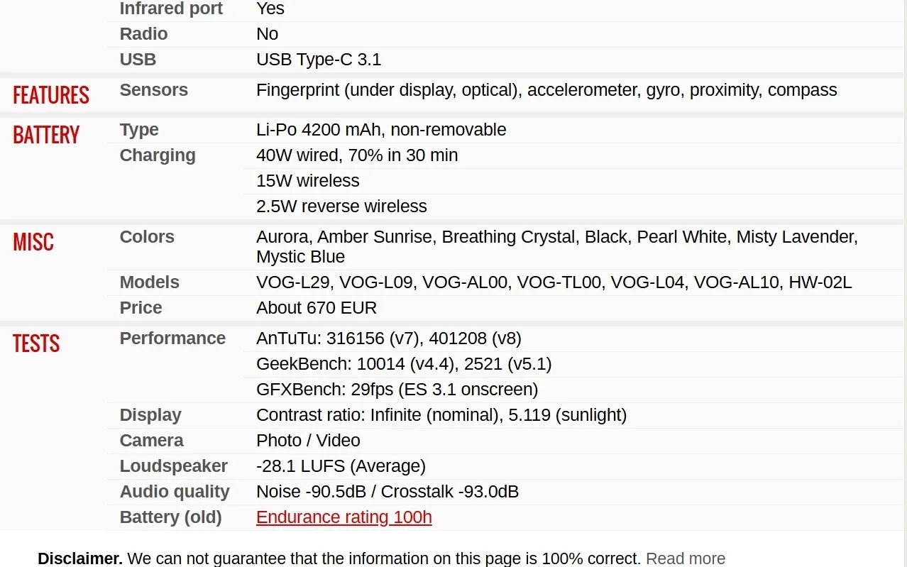 HUAWEI P30 Pro Smartphone Android 4200mAh 8GB RAM 256GB ROM 6.47 Inch Phone FHD+2340x1080 32+40MP GPS 4 5G Network Mobile Phones - The Shack