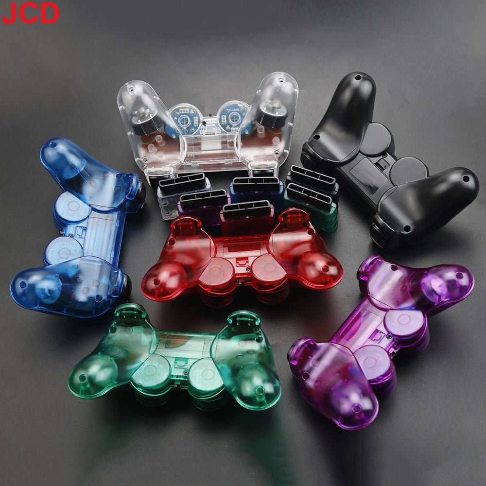 JCD 1pcs Wireless Gamepad For PS2 Console Joystick 2.4G Double Vibration Shock Joypad USB PC Game Controller - The Shack