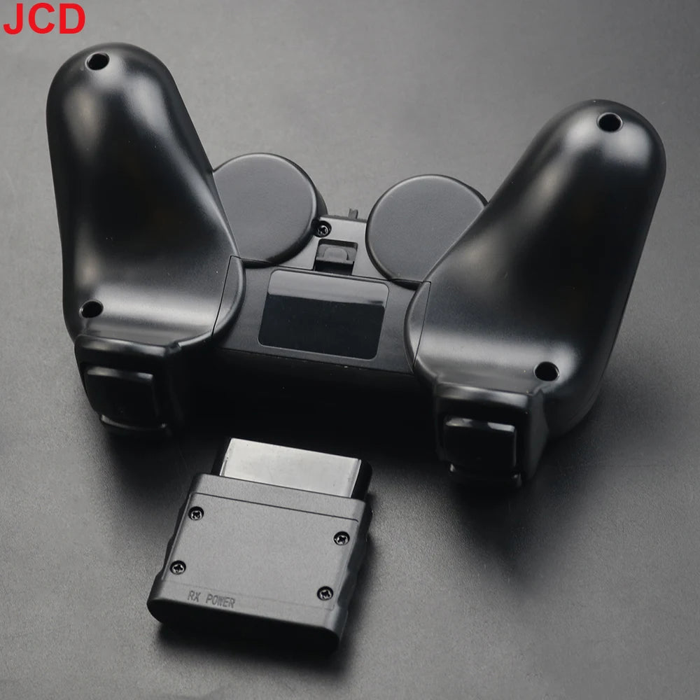 JCD 1pcs Wireless Gamepad For PS2 Console Joystick 2.4G Double Vibration Shock Joypad USB PC Game Controller - The Shack