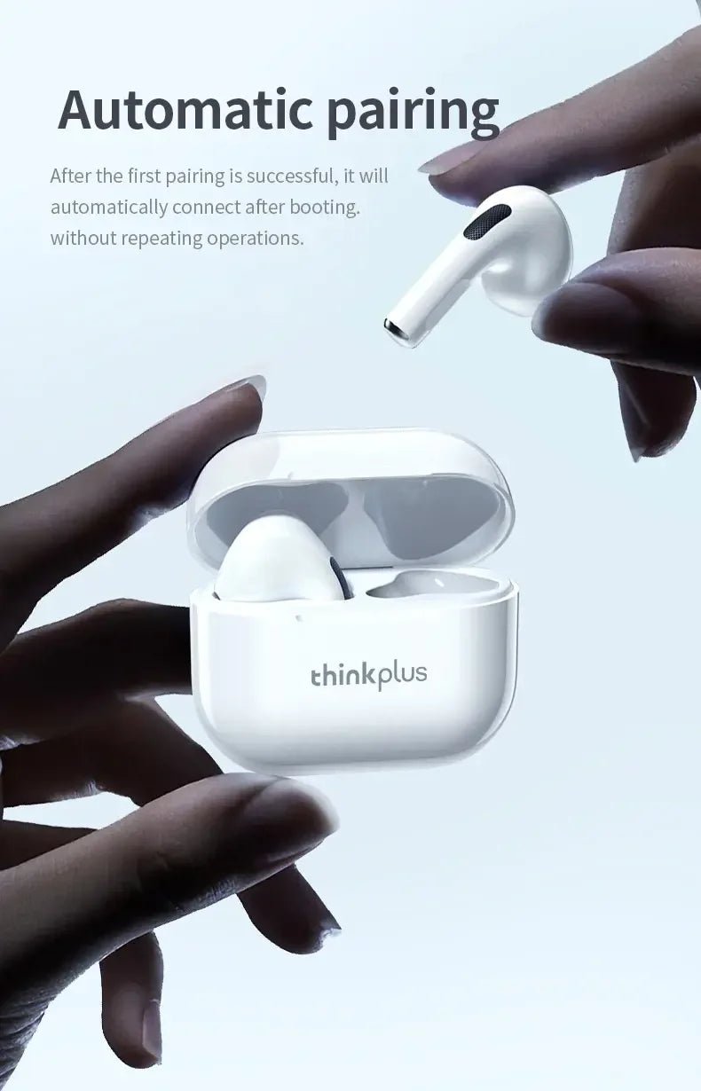 New LP40 NEW Bluetooth V5.0 Earphones Anti - sweat Lightweight Headphones Compatible With Smart Phone Laptop Computer Earbuds - The Shack