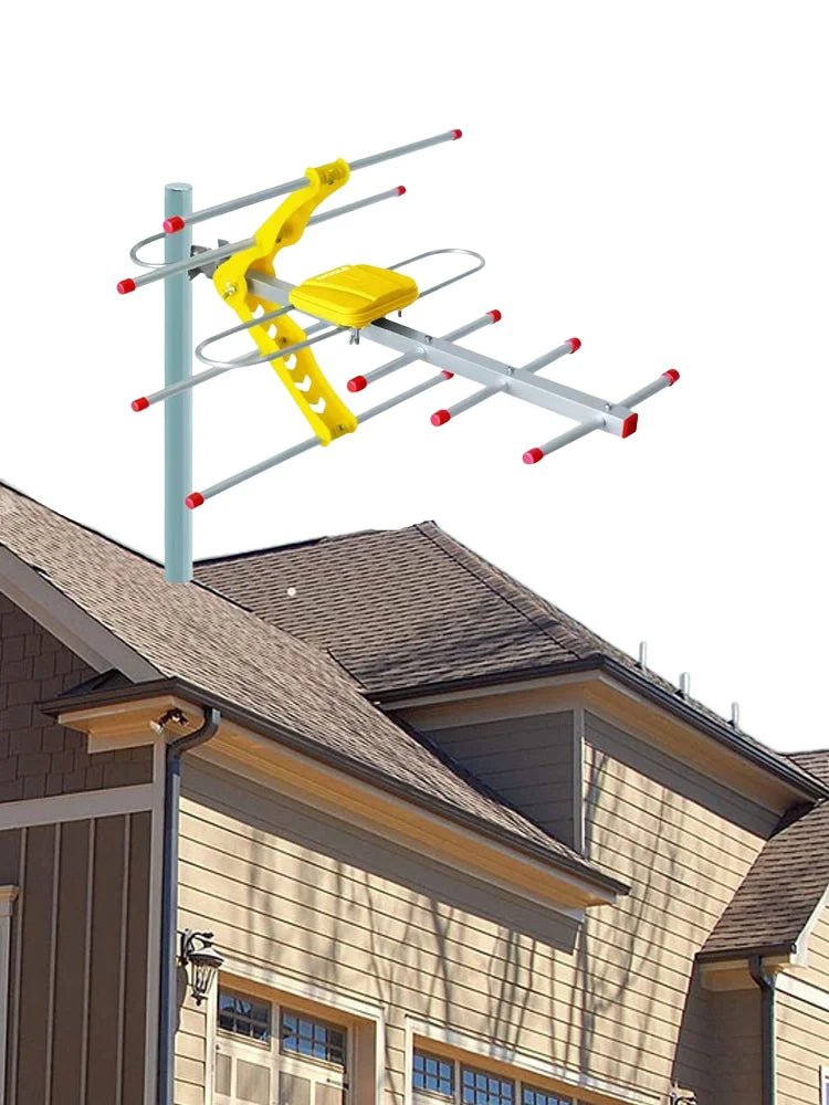 Outdoor Television Digital TV HD Signal Amplified Yagi Ground Wave Antenna UHF HDTV DVBT DVBT2 DTMB Antenna - The Shack