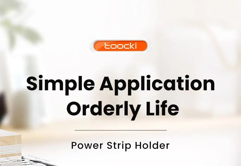 Toocki Phone Charger Strip Holder Stand For GaN USB Type C Charger Storage Bracket Punch - free Holder For Phone Charger 100W 140W - The Shack
