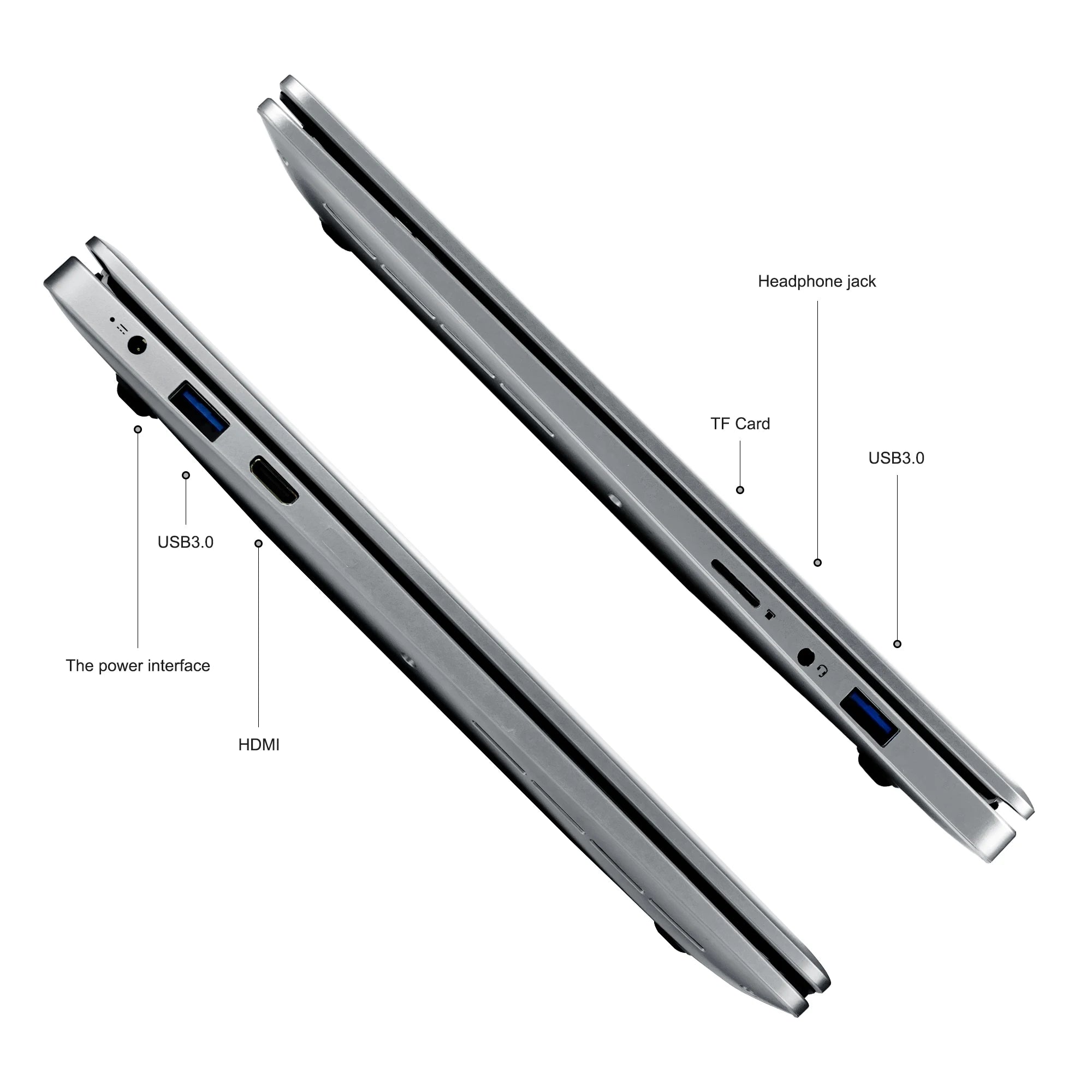 14 Inch Business Laptop Intel N4500 8GB DDR4 128GB SSD Windows 11 Slim Lightweight Durable Office Notebook - The Shack