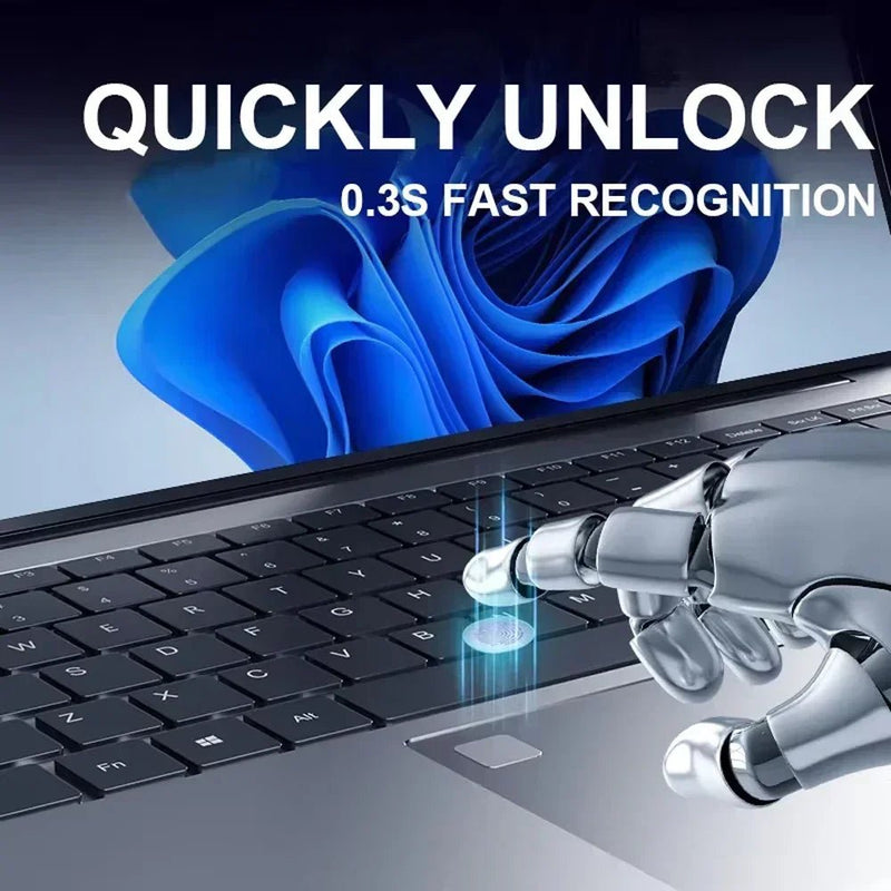 2025 laptop 15.6 Inch Laptop Windows 11 Intel Core i7 8500Y 16GB RAM 1TB SSD Fingerprint Unlock Study Office Pc Laptops - The Shack