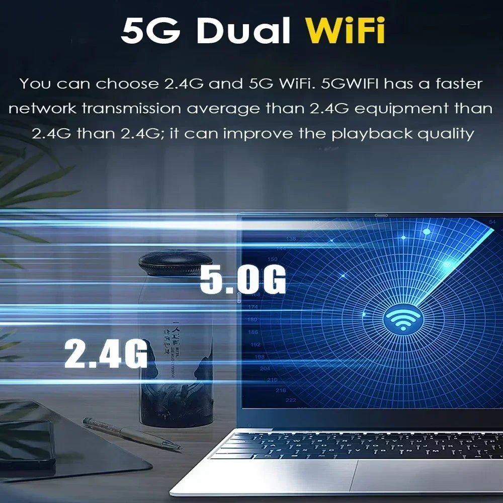 2025 laptop 15.6 Inch Laptop Windows 11 Intel Core i7 8500Y 16GB RAM 1TB SSD Fingerprint Unlock Study Office Pc Laptops - The Shack
