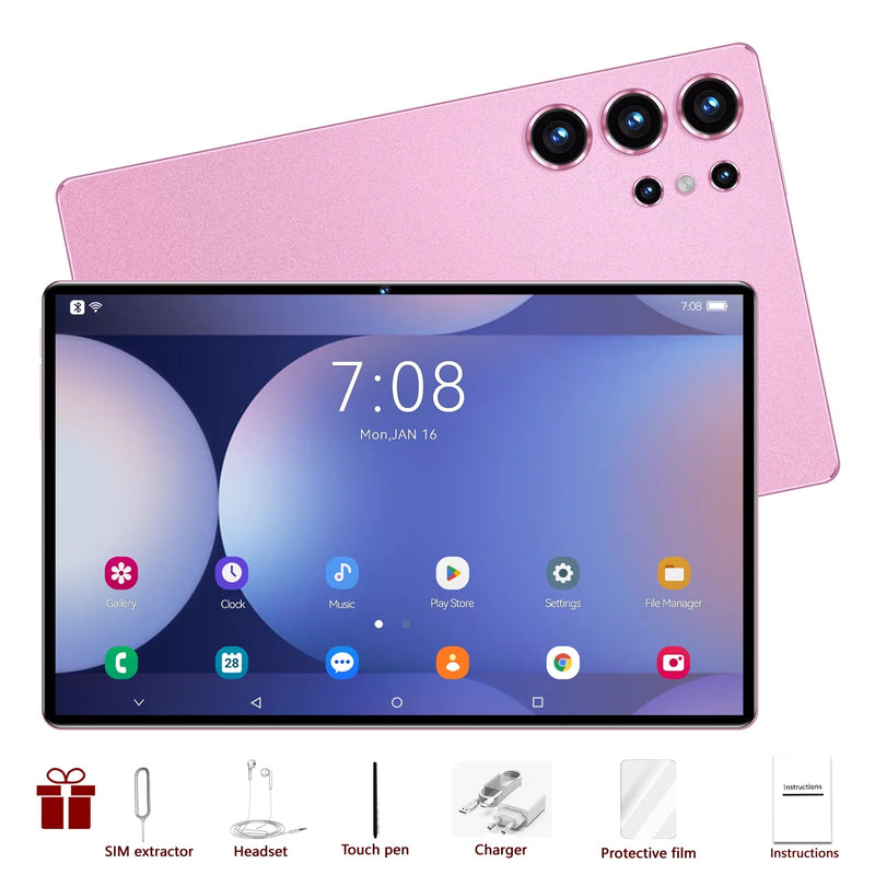 2025 Original S25 UItra Tablet Android 15 Tablette 10.1inch Tablet PC 22GB+2T 5G Dual SIM Card 10000mAh Snapdragon 8 Gen3 Tab - The Shack