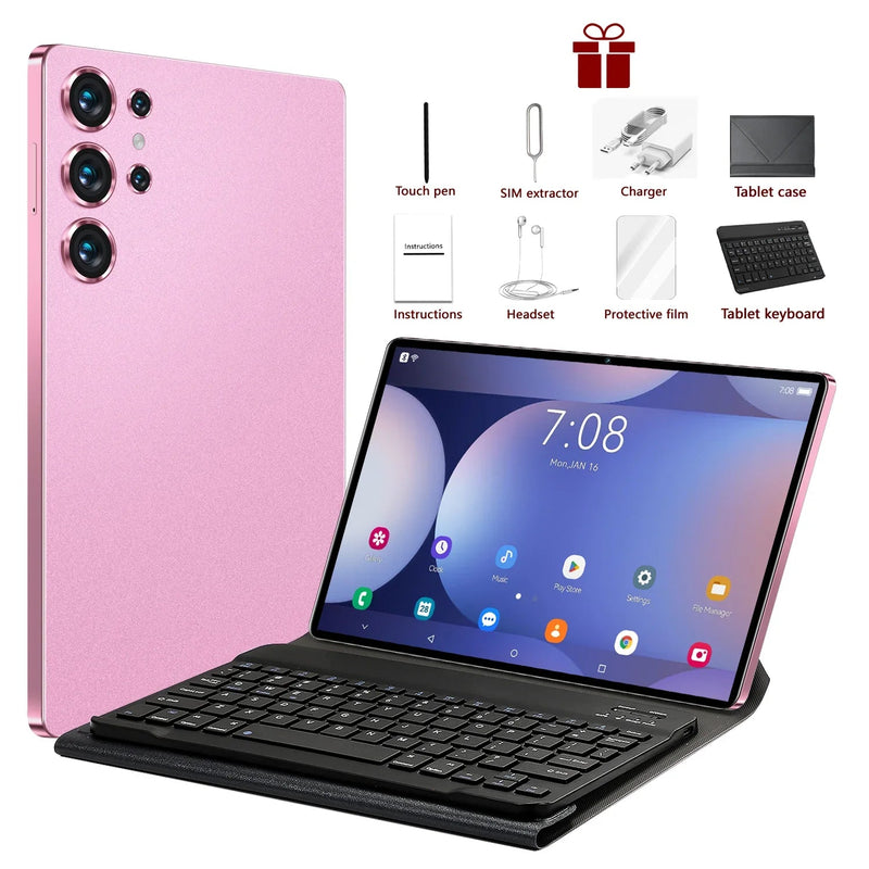 2025 Original S25 UItra Tablet Android 15 Tablette 10.1inch Tablet PC 22GB+2T 5G Dual SIM Card 10000mAh Snapdragon 8 Gen3 Tab - The Shack
