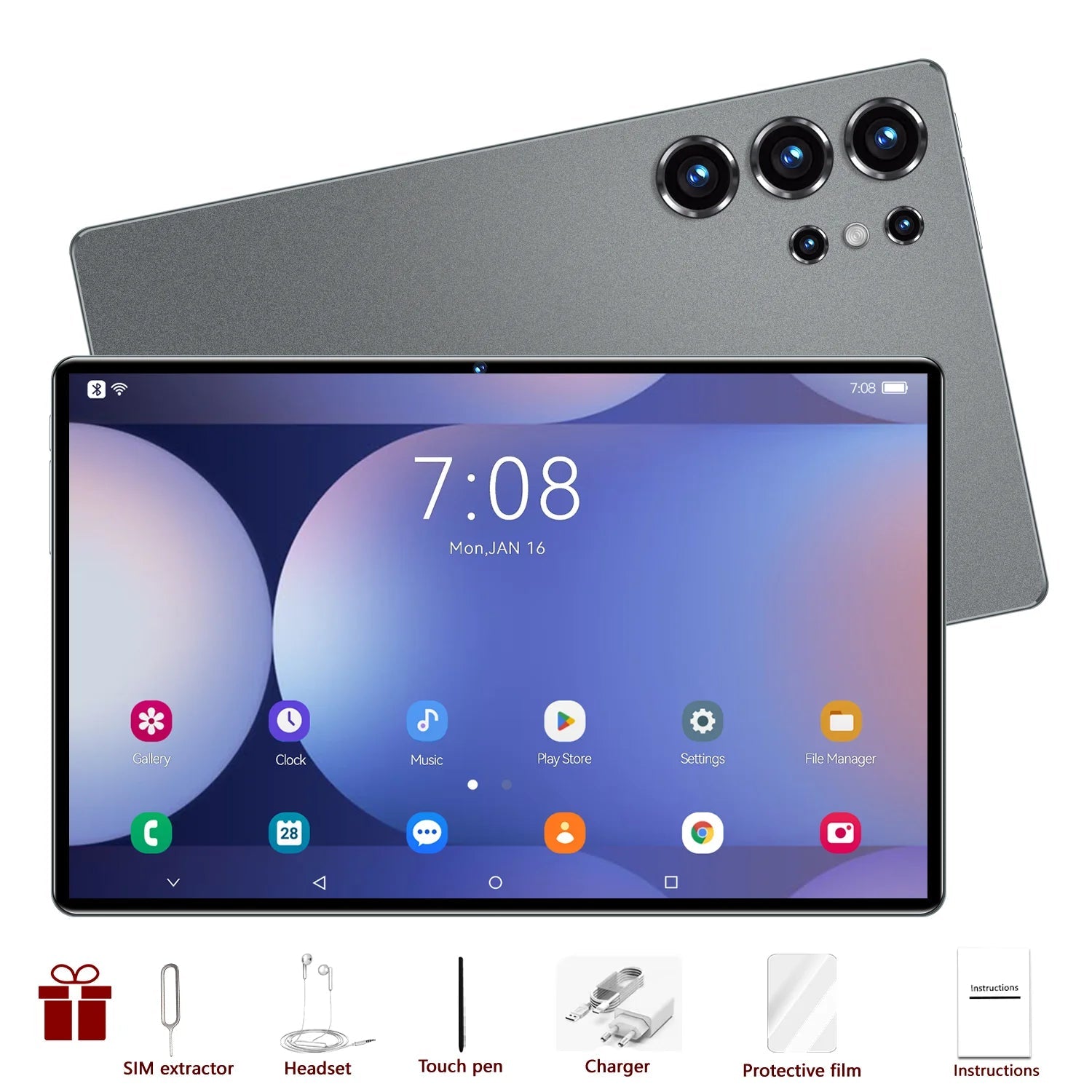 2025 Original S25 UItra Tablet Android 15 Tablette 10.1inch Tablet PC 22GB+2T 5G Dual SIM Card 10000mAh Snapdragon 8 Gen3 Tab - The Shack