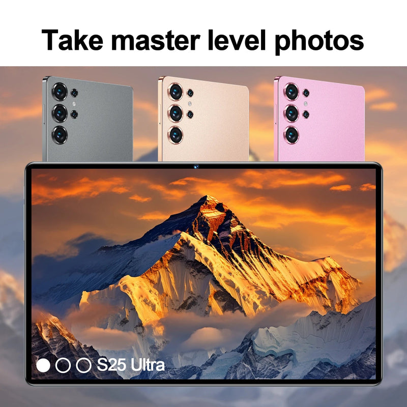 2025 Original S25 UItra Tablet Android 15 Tablette 10.1inch Tablet PC 22GB+2T 5G Dual SIM Card 10000mAh Snapdragon 8 Gen3 Tab - The Shack