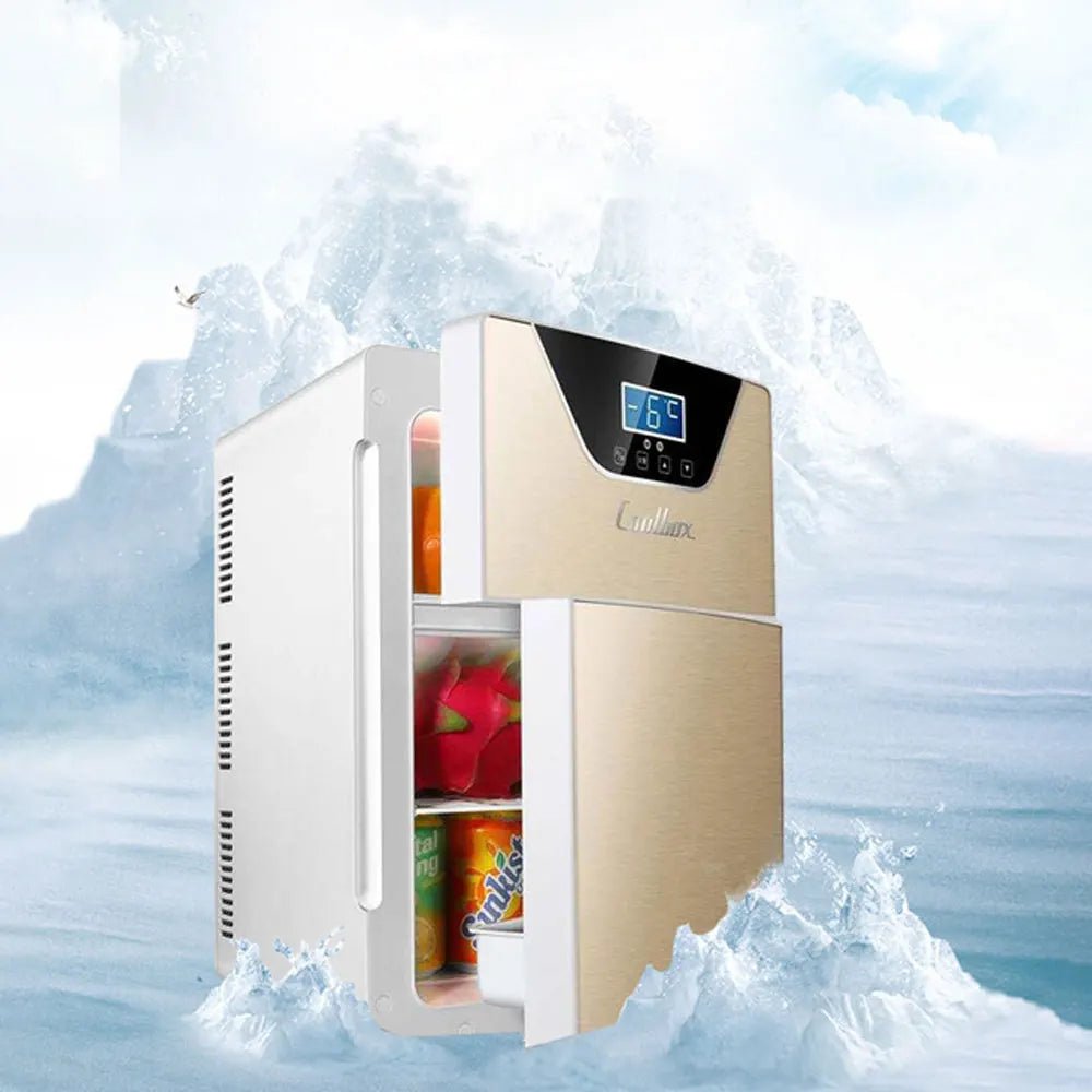 20L Kitchen Refrigerator Dual - Door Fridge Freezer Electric Refrigerator Household Rental Frigobar Dual - use Cold Frigidaire - The Shack