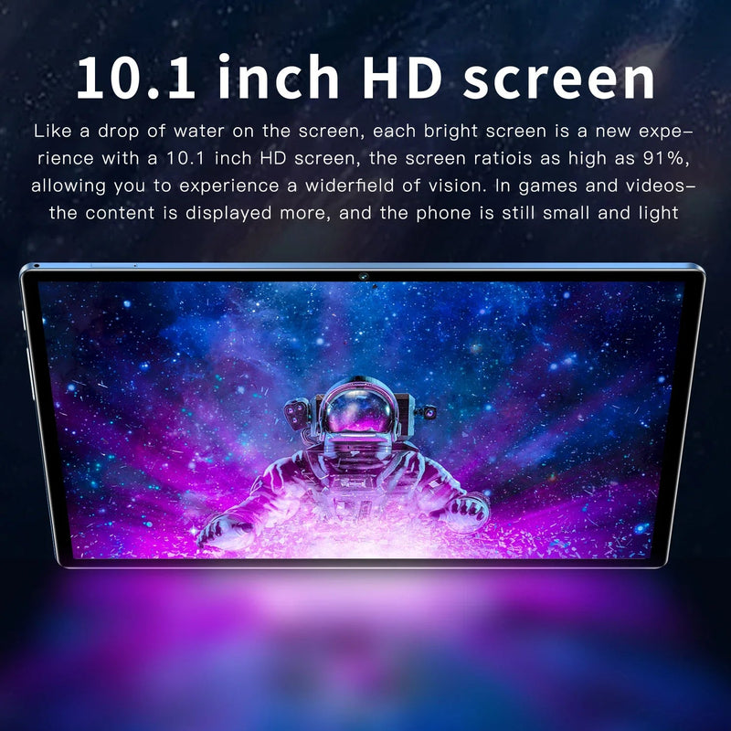 Android 10.1 Inch Tablet Pc Google Play Octa Core Dual Cameras Dual SIM 3G Phone Call Tablets Bluetooth Wifi 4GB+ 64GB ROM - The Shack