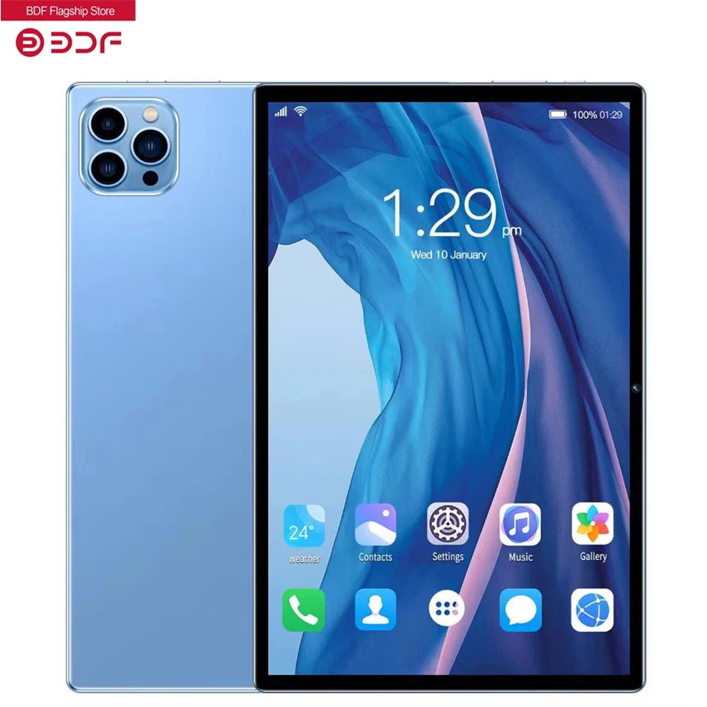 Android 10.1 Inch Tablet Pc Google Play Octa Core Dual Cameras Dual SIM 3G Phone Call Tablets Bluetooth Wifi 4GB+ 64GB ROM - The Shack