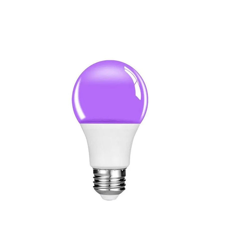 Blacklight Ultraviolet Lamp UV Purple Bulb 360 Glow Atmosphere UV Light Bulbs E27 10W Purple Black Light Bulb Bar Decoration - The Shack