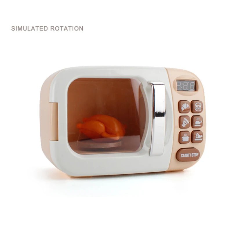 Children's Pretend Play Toys Simulation Electric Kitchen Microwave Oven Toys Educational Gift Girls Toy Kitchen Accessories Girl - The Shack