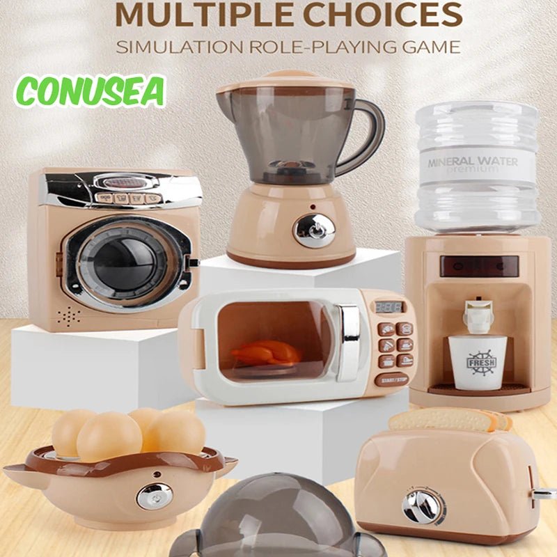 Children's Pretend Play Toys Simulation Electric Kitchen Microwave Oven Toys Educational Gift Girls Toy Kitchen Accessories Girl - The Shack