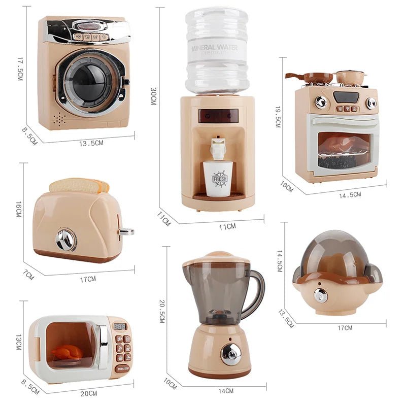 Children's Pretend Play Toys Simulation Electric Kitchen Microwave Oven Toys Educational Gift Girls Toy Kitchen Accessories Girl - The Shack