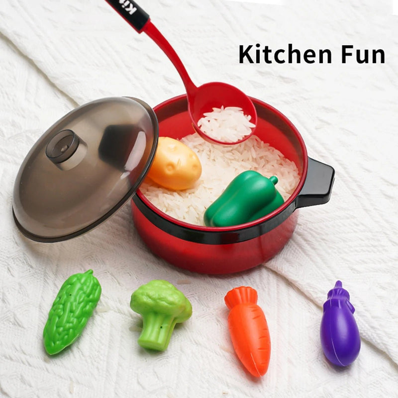 Children's simulated high fidelity cooking toys, home and school use chefs to pretend toy sets suitable for role - playing kitchen - The Shack