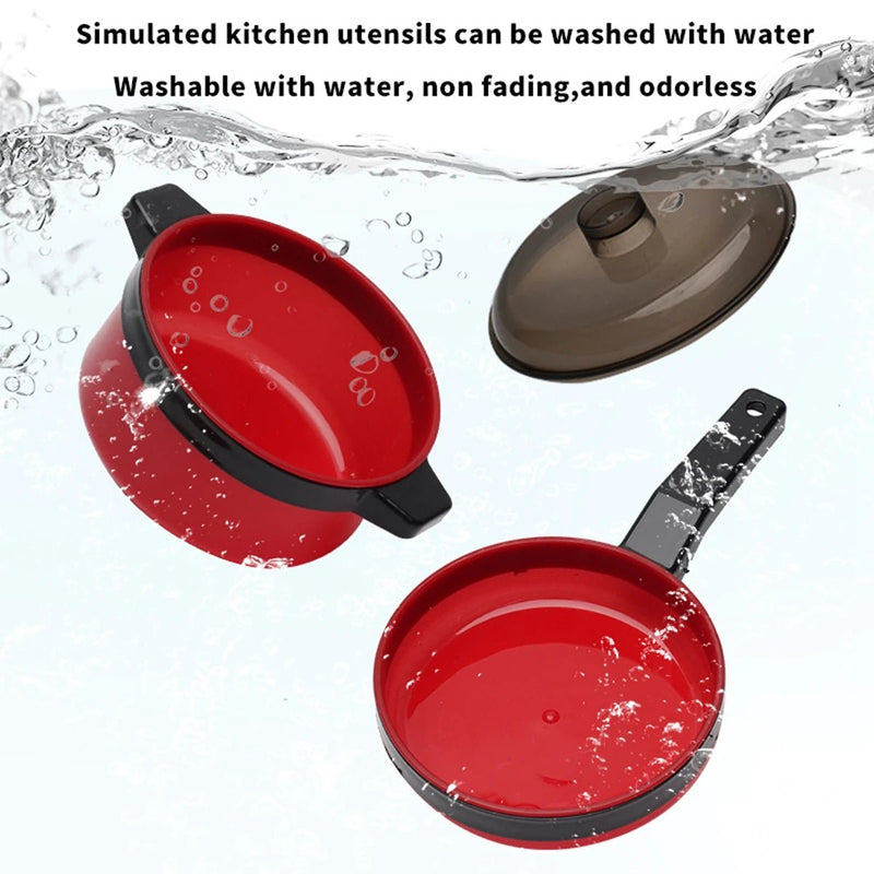 Children's simulated high fidelity cooking toys, home and school use chefs to pretend toy sets suitable for role - playing kitchen - The Shack