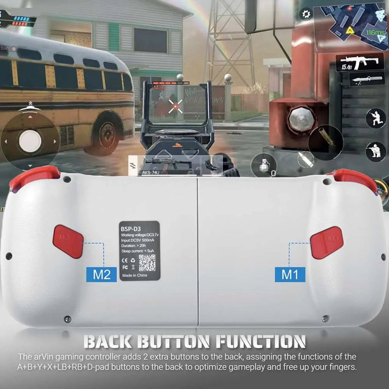 D3 Mobile Game Controller BSP - D3 Gamepad Wireless Telescopic for Android/iOS/Hongmeng Stretchable Gaming Controllers Joystick - The Shack