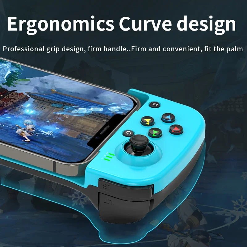 D3 Wireless Telescopic Mobile Phone Gamepad Bluetooth - compatible Game Controller Joystick for PUBG for PS4 Switch PC Andriod IOS - The Shack