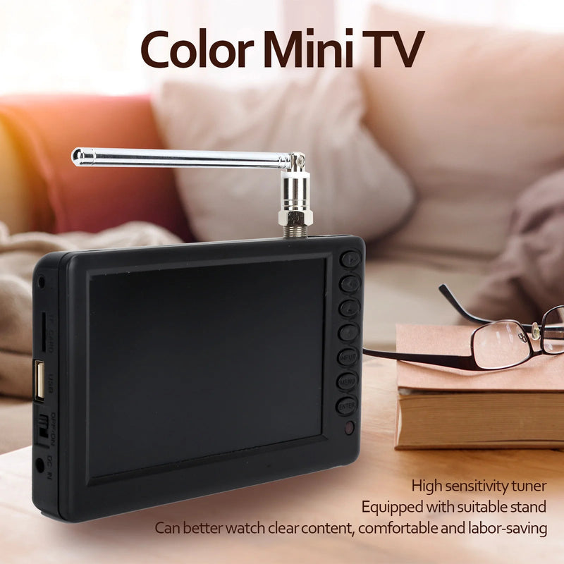 Digital Television LEADSTAR 5 Inch Digital Television ATSC TV Portable Digital TV for Car Camping Kitchen Portable Digital TV - The Shack