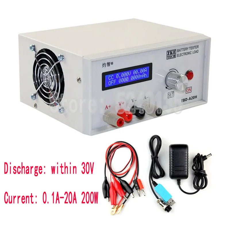 EBD - A20H Electronic Load Battery Capacity Power Supply Charging Head Tester Discharging Equipment Discharge Meter Instrument - The Shack
