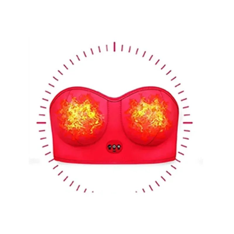 Electric 3 Gears Breast Massage Bra Electronic Vibration Chest Massager Breast Enhancement Instrument Breast Stimulator Machine - The Shack