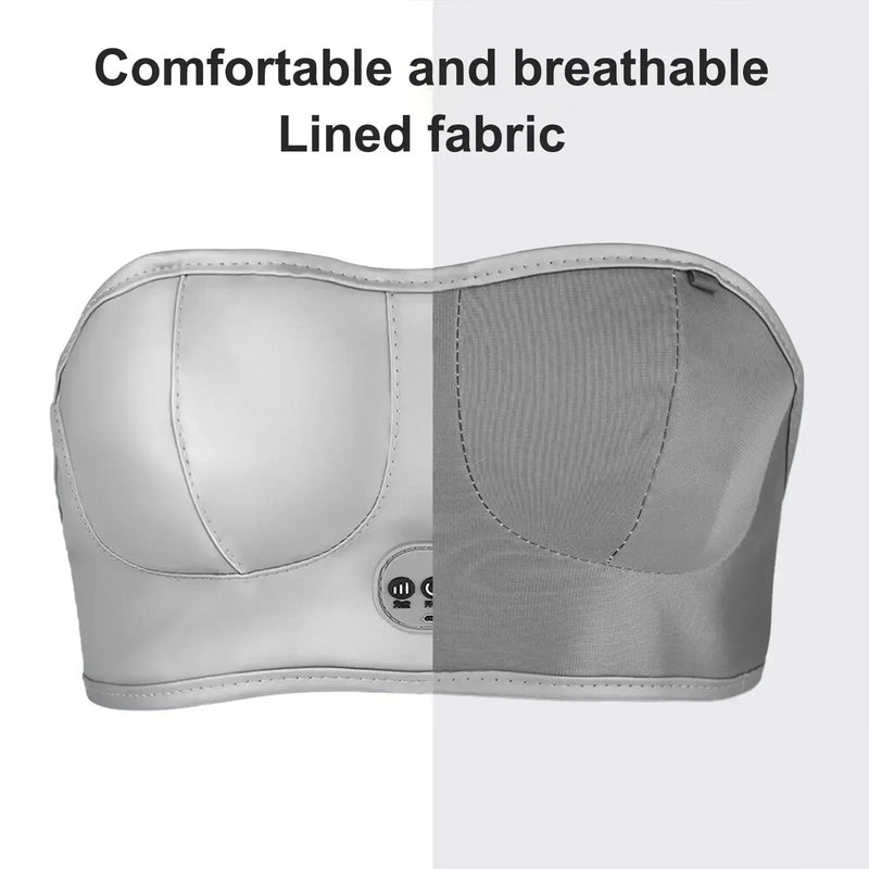 Electric 3 Gears Breast Massage Bra Electronic Vibration Chest Massager Breast Enhancement Instrument Breast Stimulator Machine - The Shack