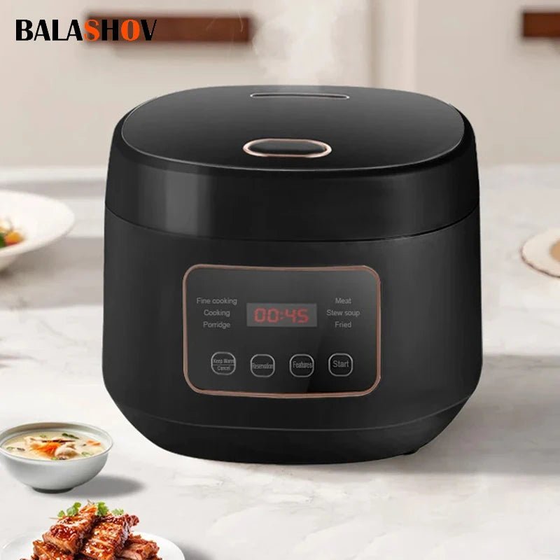 Electric Rice Cooker Household Smart Multifunction Rice Cooking Machine Non - stick Liner For Food Warmer 3L Automatic Rice Cooke - The Shack