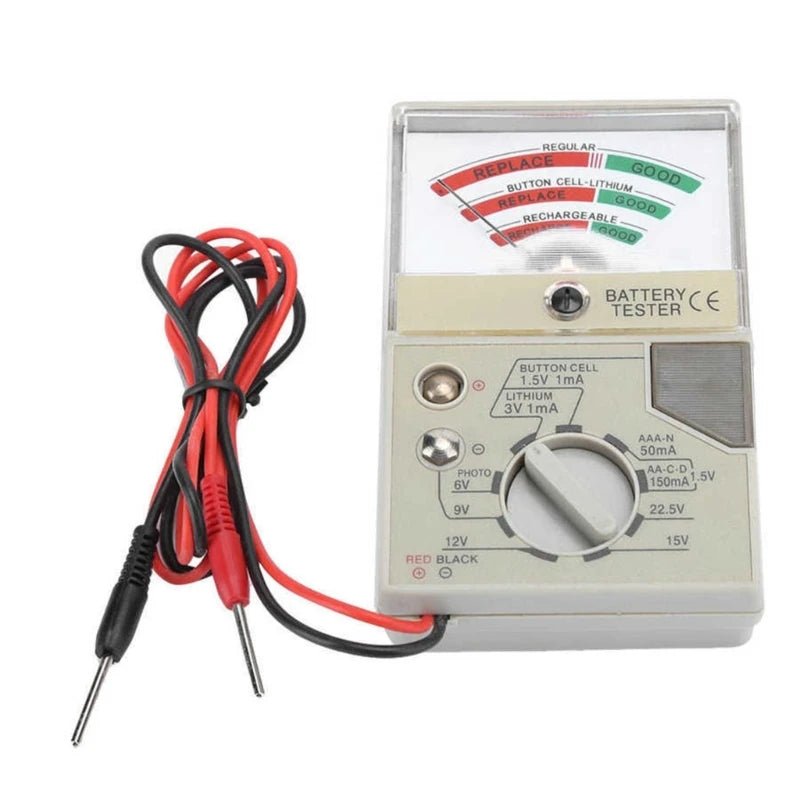 Electronic Battery Tester Monitors LCD Display Handheld Multifunctional for Watches & Small Devices Easy To Use - The Shack