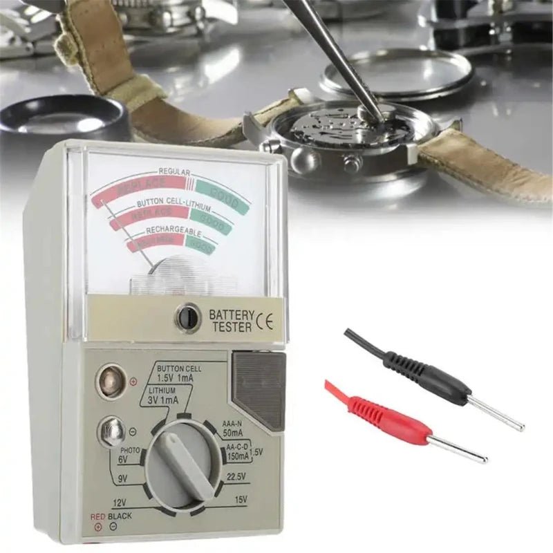 Electronic Battery Tester Monitors LCD Display Handheld Multifunctional for Watches & Small Devices Easy To Use - The Shack